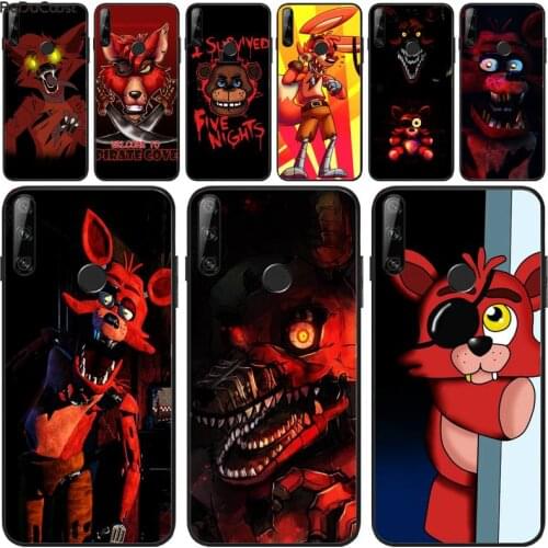 Riccu Cartoon Fox Fnaf Plush Foxy Phone Case For Huawei Y5 Y6 Y7 Y9 Prime 2019 Enjoy 7 8 9 10 Plus