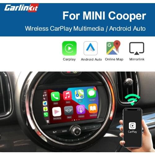 Carlinkit Decoder 2.0 For BMW Mini Cooper F54 F55 F56 F60 2014-2019 EVO system CarPlay Android Auto Multimedia Wireless Mirror