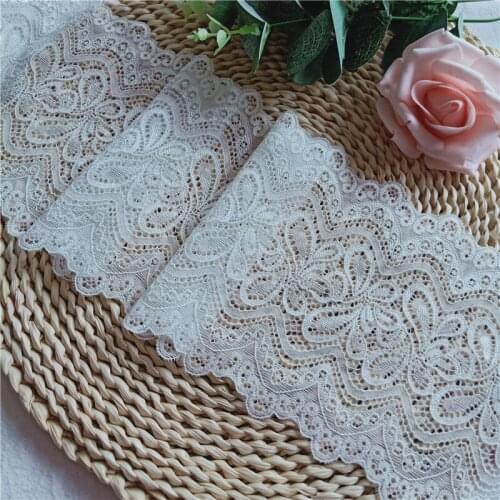 E3610 14CM New Elastic Lace Due To Dress Decoration Wedding Dress Decoration Handcraft DIY 14-4