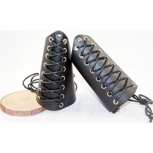 Game Cosplay Props Genuine Leather Bracer Arm Armor Warrior Steampunk Punk Armband Medieval Cuff