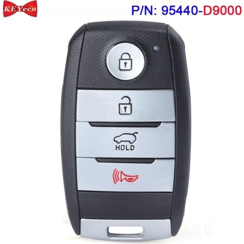 KEYECU OEM / Aftermarket for Kia Sportage 2016 2017 2018 2019 Smart Keyless Remote Key Fob 95440-D9000 TQ8-FOB-4F08 433.92MHz