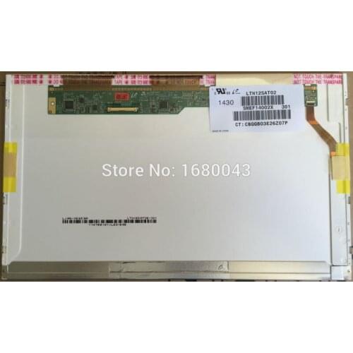 LTN125AT02 fit B125XW02 V.0 LCD Laptop LED Display Screen 40 PIN