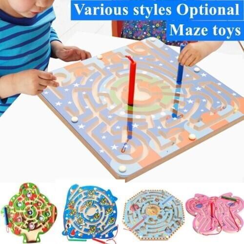 Montessori Educational Wooden Toys for Baby Montessori Toys for kids 1 2 3 4 5 years Board Table Games Toys for Girls Boys Gifts