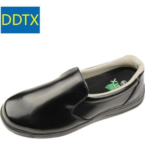 DDTX Mens Work Kitchen Shoes SRC Non-slip Lightweight Breathable Oil and Waterproof Chef Shoes Kitchen Shoes Women Black