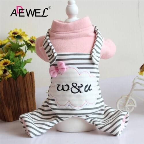 ADEWEL 2020 Autumn And Winter Pink One Piece Keep Warm Ropa Perro Grande Dog Pajamas Hundekleidung Jumpsuit Ubranka Dla Psa XL