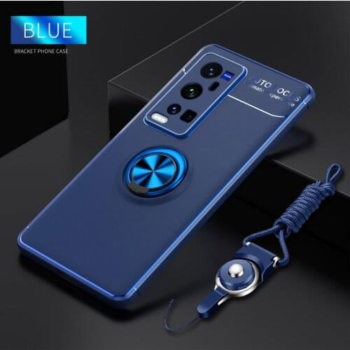 Luxury Silicone case For VIVO X60 Pro Plus Y51 Y31 V20 Y20 case With Strip Cover For VIVO IQOO 7 Y73S S7E 5G V20 SE Finger Ring
