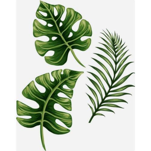 Cartoon Banana leaf pattern Stamp Scrapbooking New Alphabet Stamp Embossing Craft Silicone Transparent Stampstampons