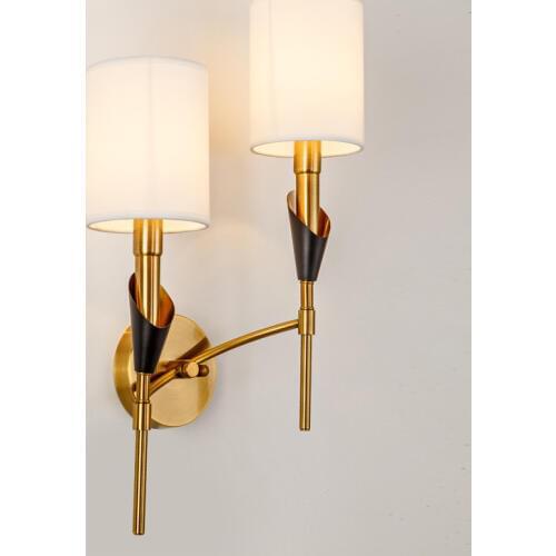 Modern Gold Wall Lamp Led Nordic Mirror Wall Light Fixtures Glass Sconce for Living Room Bedroom Home Loft Industrial Decor E27