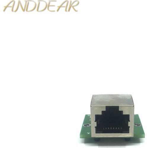 10/100/1000Mbps standard RJ45 network port to 2.0 pitch pin mini adapter module compatibility low power supply noise gigabit