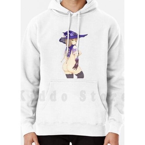 Lisa-Genshin Impact hoodies long sleeve Lisa Genshin Impact Pinup Purple Nsfw Hentai Stockings