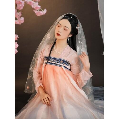 Traditional Dance Costume Woman Stage Fairy Dress Chinese Adult Tang Suit Performance Hanfu Female Performance Clothing DCC207