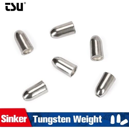 TSURINOYA Tungsten Steel Sinker 1.7g 3.5g 5.25g 7.0g Soft Fishing Rig Tackle orm Bait Weights Texas Rigs Fishing Accessories