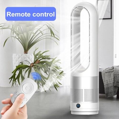 Warm and Cold Wind Fan Air Circulation Purification Safe Ground Remote Control Timing Household Easy Clean Quiet Desktop Fan
