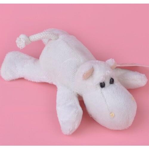 1 Pcs White Hippos Plush Fridge Magnet Toy, Kids Child Doll Gift Free Shipping