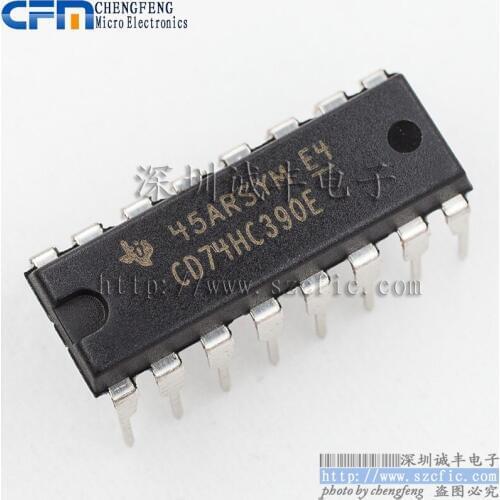 10pieces CD74HC390E 74HC390 DIP