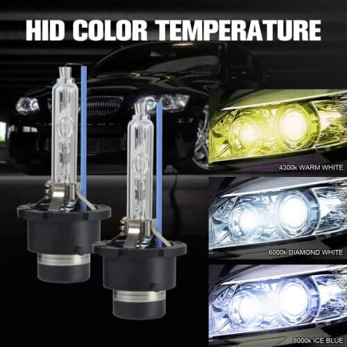 2PCS Xenon D1S D2s D3S D4s 35W Xenon Standard HeadLamp 4300k 6000k 8000k Bulb Headlight Car Headlight Bulb