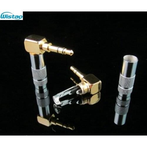 3.5mm Right-angle Headphone Plug Pure Copper Oyaide Taiwan original For you DIY HIFI Top-Headphone Recording Cable Free Shipping