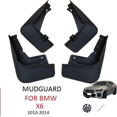 FOR BMW X6 2010-2014Fender Mud Guard Flap Splash Flaps Mudguards 2010 2011 2012 2013 2014 Accessories 4PCS