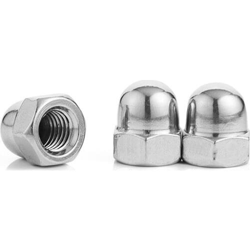 5/50pcs Acorn Cap Nut M3 M4 M5 M6 M8 M10 M12 M14 M16 M18 Stainless Steel Decorative Cap Nuts Caps Covers