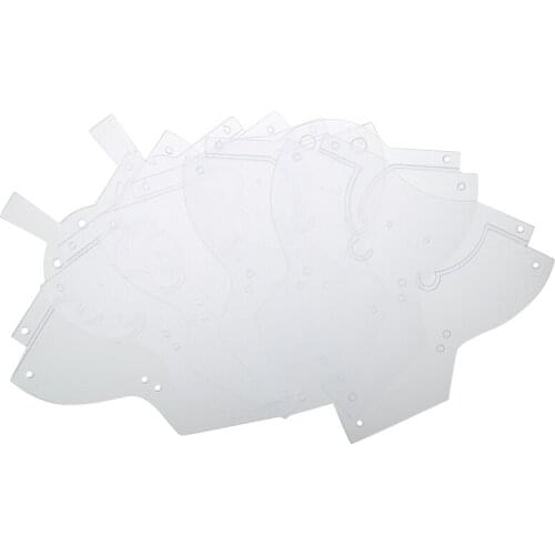 5pcs/set 0.8mm Thickness PVC Leather Craft Template Animals DIY Sewing Pattern Stencils DIY Craft Handmade Making