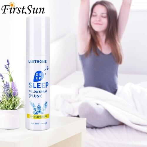 60ML Lavender Deep Sleep Extract Essential Oil Relieve Stress Anxiety Help Sleep Relief Soothe Enjoyable Anxiety Health Spray