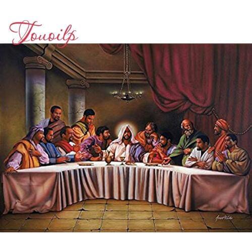 Touoilp 5D Square&round Last supper 5d diy Diamond Embroidery Handmade Mosaic Diy full 5d Diamond Painting Cross Stitch Pattern