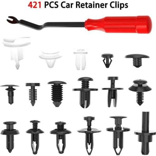 Car Accessories Universal Auto Fastener Clip Mixed Car Body Push Retainer Pin Rivet Bumper Door Trim Panel Retainer Fastener Kit