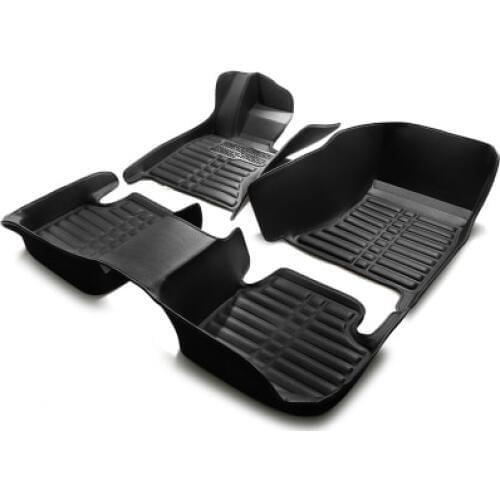 Myfmat car floor mats foot rugs for Citroen QUATRE Triomphe elysee Picasso C2/4/5/4L leather case Regal Park Avenue black cream