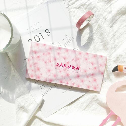 Sakura Blue Sky Silva Leafage Memo Pad Notes Bookmark School Office Supply