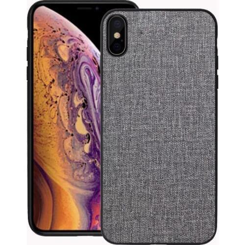 ETOPLINK Full Protective Back Cover For IPhone X Xs Phone Case Canvas Cloth Cotton Soft Phone Business Back Cover Cases