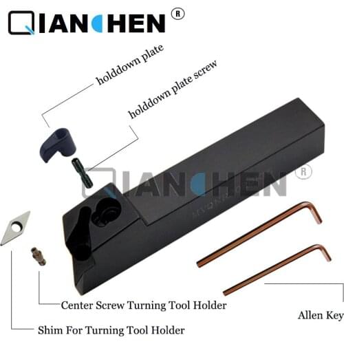 Cylindrical tool bar MVQNR/L,M Clamping CNC tool holder,External turning tools, Lathe cutting tool collocation VNMG1604insert