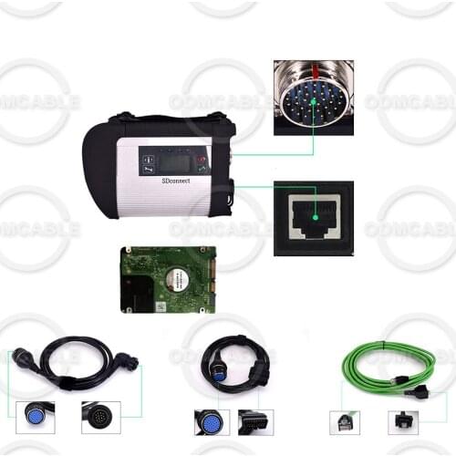 For MB Star C4 Car Truck Diagnosis Programming with xentry DAS WIS ECP Last Version SD Connect C4 Multiplexer