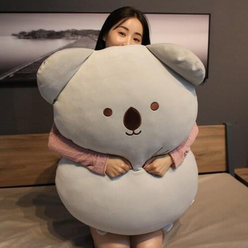 Kawaii 50/70CM Plush Animals Pillow Super Stuffed Pig Dog Koala Frog Children Girlfriend Sleeping Pillow Kids Plushie Toys