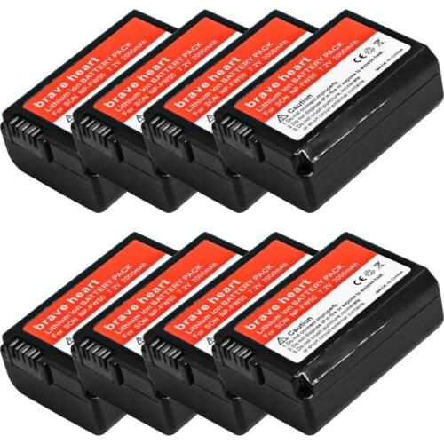 New NP-FW50 USB Dual charger+4x NP FW50 batteries for Sony NEX-5 NEX-7 SLT-A55 A33 A55 A37 A3000 A5000 A5100 A6000 A6300 A7000