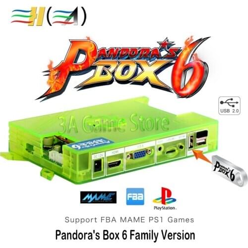 Original Pandoras Box 6 Family Version Motherboard 1300 in 1 Can Add Games Mame 3D and Adding