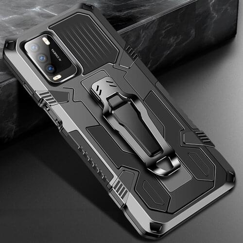 Shockproof Armor Belt Clip Case For Xiaomi Redmi 9T Luxury Military Rugged Shield Shell Cover For Xiaomi Redmi 9 Power Redmi9