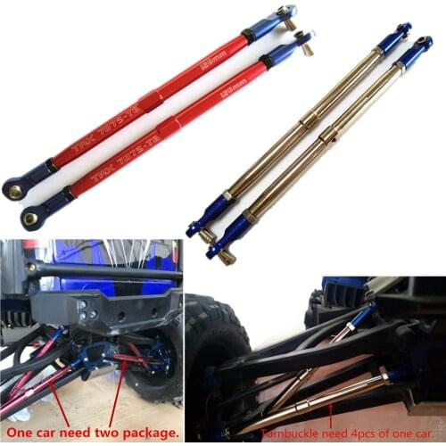 2pcs Steering Links Turnbuckles for RC Traxxas 1/10 E-REVO E REVO 2.0 VXL Summit 5338R 5338A 8638 8646