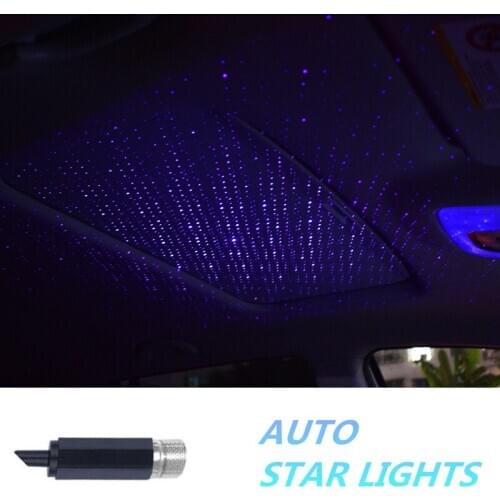 Car Roof Star Night Light Atmosphere Lamp For Audi A4 B6 B8 B7 A6 C5 C6 C7 A3 A5 Q3 Q5 Q7 TT 8P 100 8L C7 8V A1 S3 Q3 A8 B9 A7