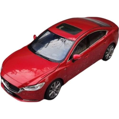 High Quality Original Factory 1:18 Mazda Atenza 2019 Red/white Diecast Toy Car Vehicle Model for Gift, Collection