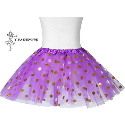 Practice Skirt Ballet Dancing 1Pc Female Adult Tutu Skirt Mesh Sequin Tulle Tutu Skirt Girls Dancing Performance Children Skirt