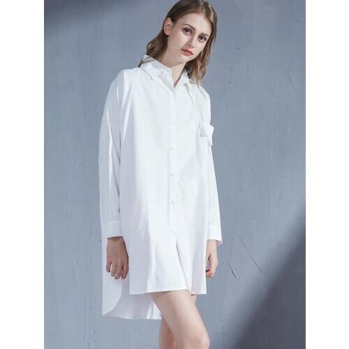 Long Sleeve Womens Sleepwear Pyjamas Night Shirt Dress Home Lounge Clothes Nightgown Sexy Robe Dormir Chiffon Chemise Cotton