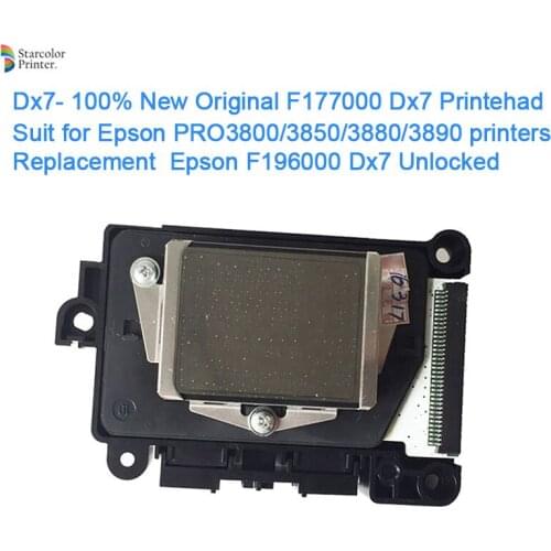 100% Original DX7 printhead for Epson F177000 PRO3800/3850/3880/3890 oil based head