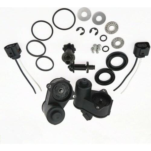 2 Set Car Actuator Parking Brake Parking Brake Caliper 6-Torx Tooth Screw Repair Plug Kit for Audi A6 C6 4F 32332082 1J0 937 773