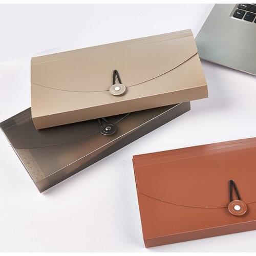 2021 New 6 Colour, Transparent Plastic, File Folder, File Bag, File Bag Folder, Paper Storage, School Supplies, Office