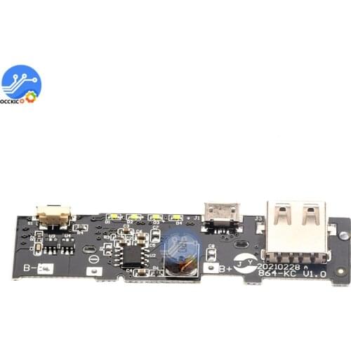 5V 2A Battery Charger Module Power Bank Charger Board Charging Step Up Boost Power Supply Module 2A Dual USB Charger Balance