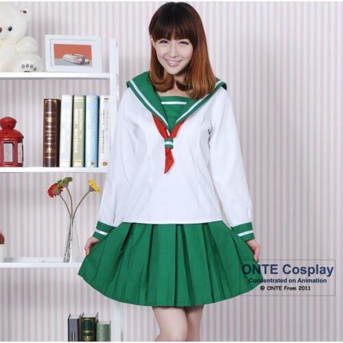Anime Inuyasha Kagome Cosplay Costumes Moneca Stori Women Complete Outfit Uniform for Fancy Party