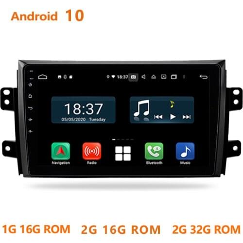 JOYINCAR 2.5D Car Radio MP5 Player For Suzuki SX4 2006 2007 2008 -2011 2013 2Din Android 10 Multimedia GPS Navigation 9inch
