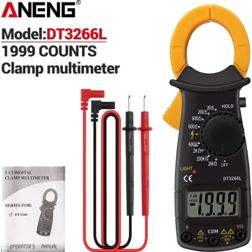 ANENG DT3266L Digital multimeter capacitor tester testers be true transistor tester 2 digit lcd display smt tools rms meter dmm