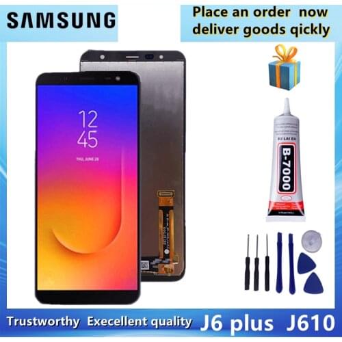 For Samsung Galaxy J6+ J610 J610F J610FN Display LCD Screen replacement for Samsung J6 Plus display screen