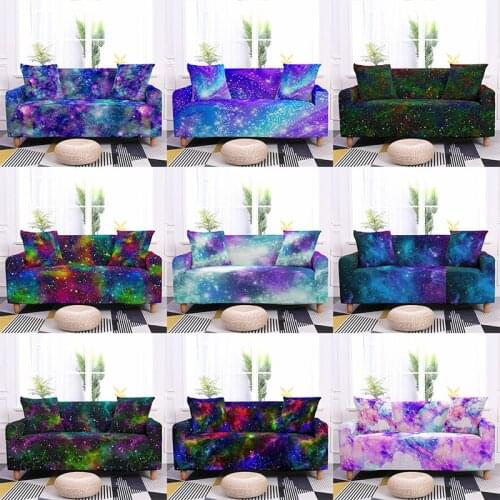 Starry Sky Elastic Sofa Cover Stretch Couch Cover Sectional Sofa Slipcover Modern Couch Seat for Living Room